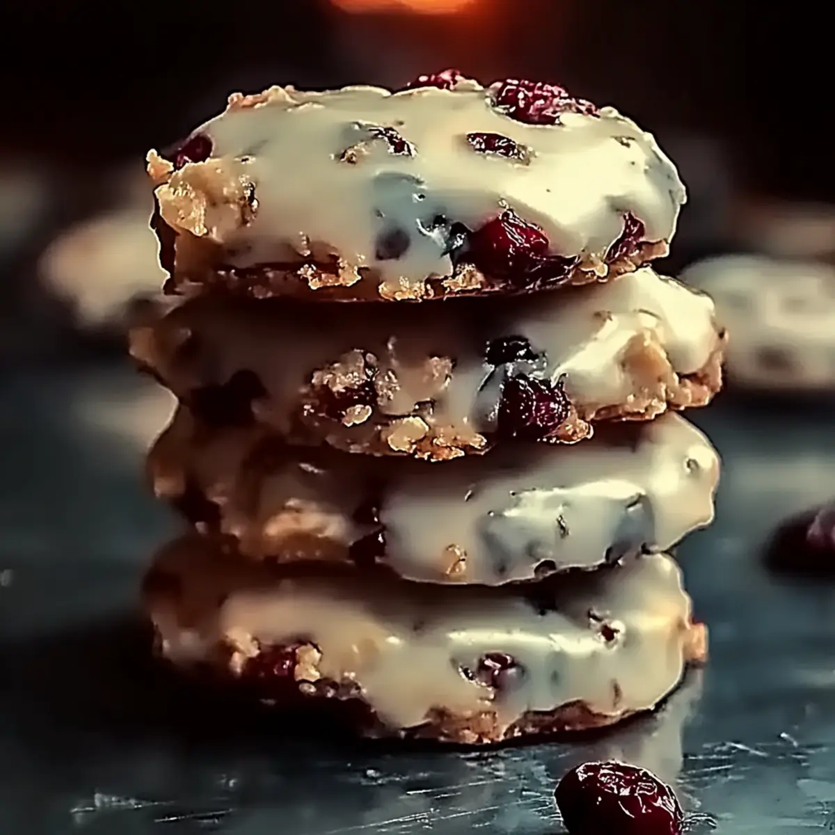 Cranberry Pecan Praline Cookies