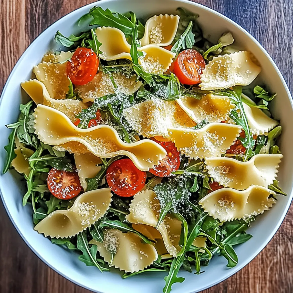 Lemon Arugula Pasta Salad
