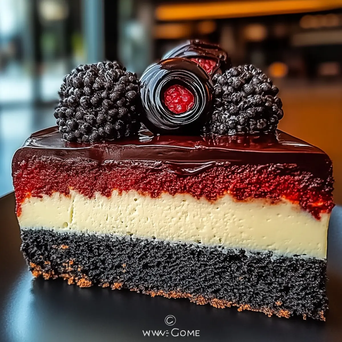 Red Velvet Oreo Cheesecake