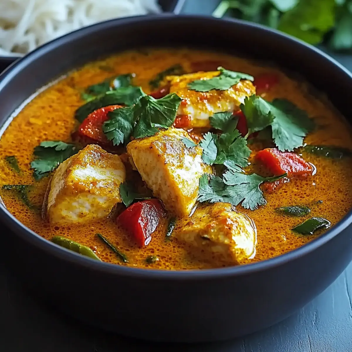 Spicy Coconut Fish Curry