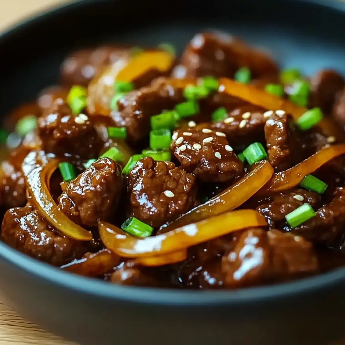 Beef and Onion Stir-Fry