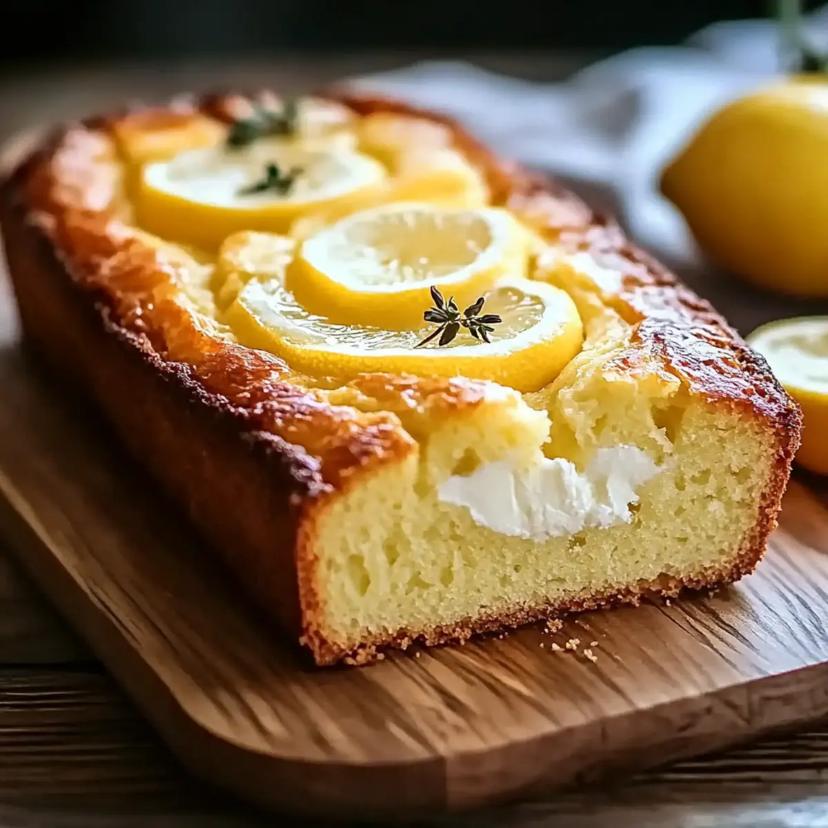 Lemon Cream Cheese Bread