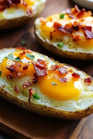 Loaded Twice-Baked Breakfast Potatoes