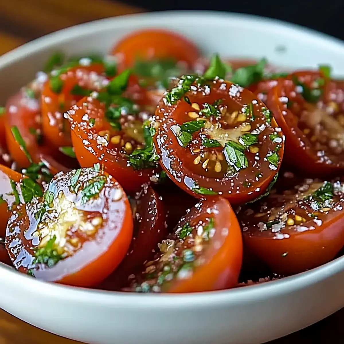 Tomato Garlic Salad