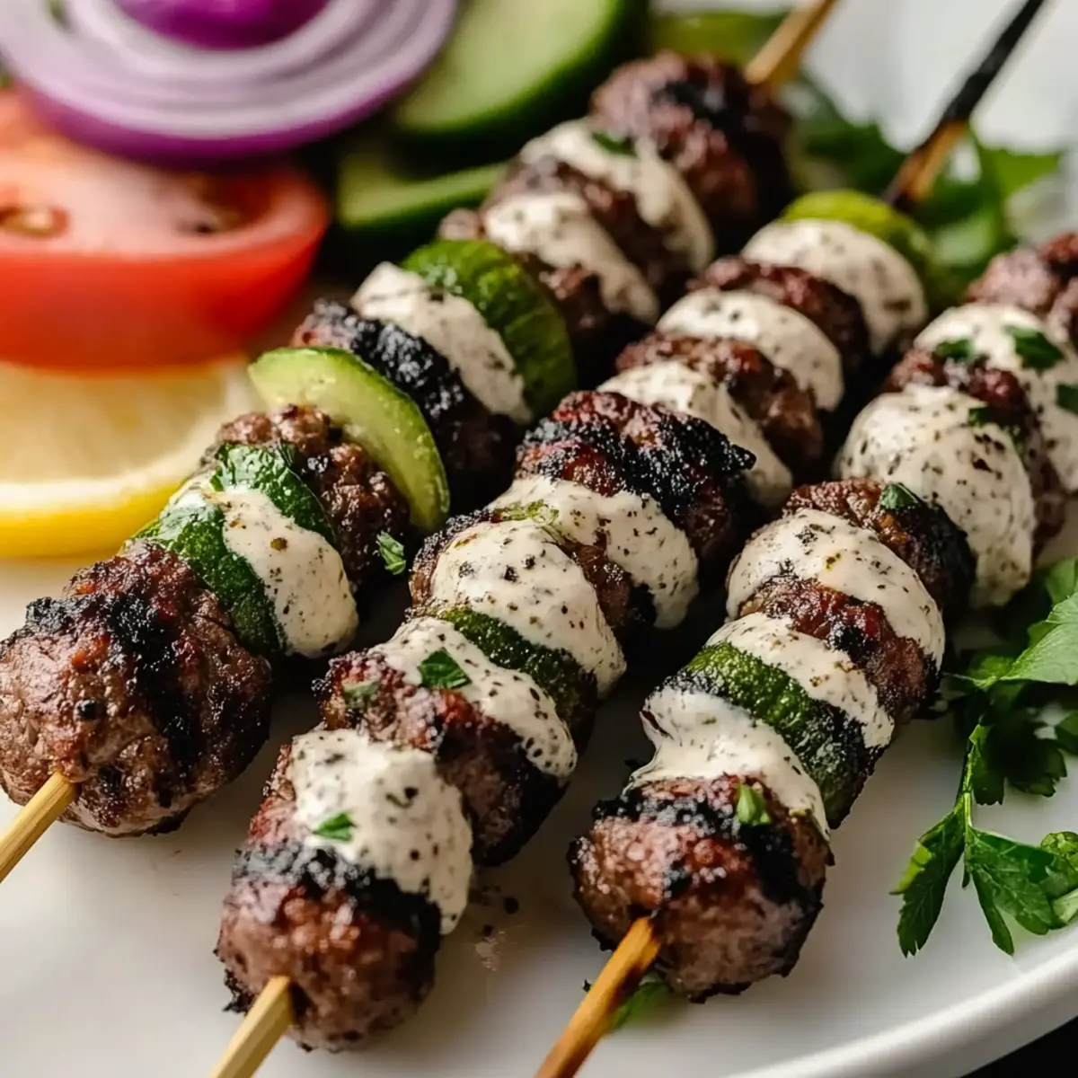 Kefta Beef Kabobs