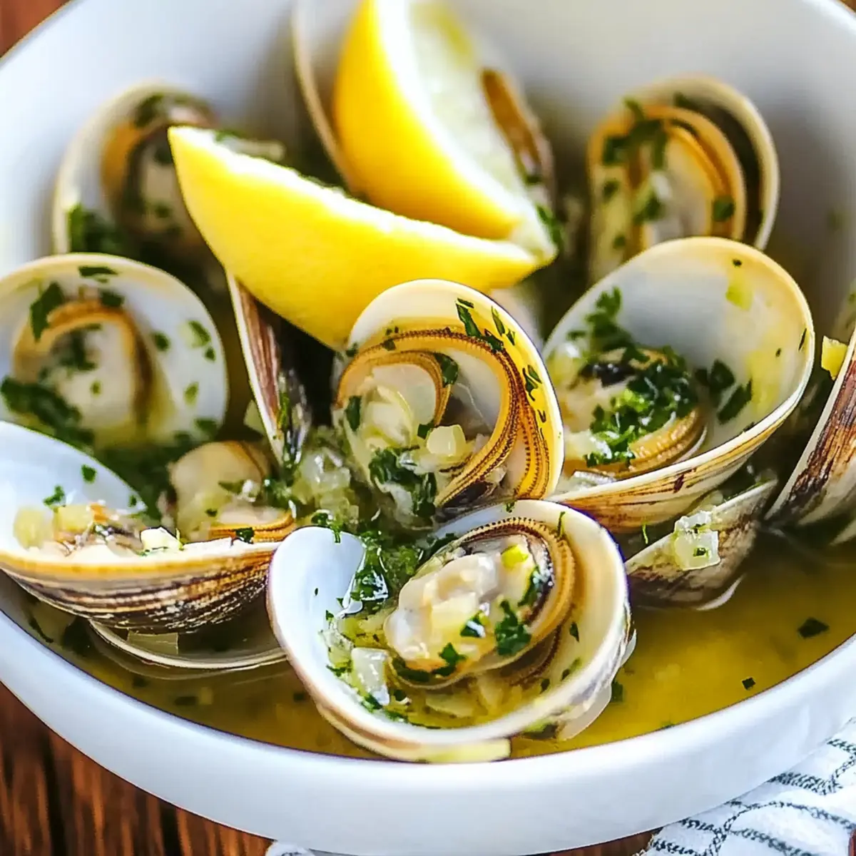 Grilled Clams with Garlic Butter