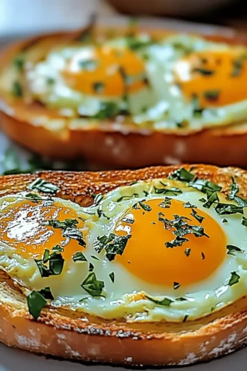 Egg and Cheese Toasts