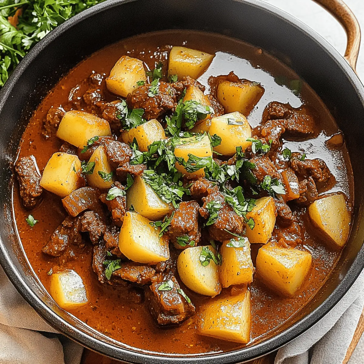 Hearty Carne con Papas