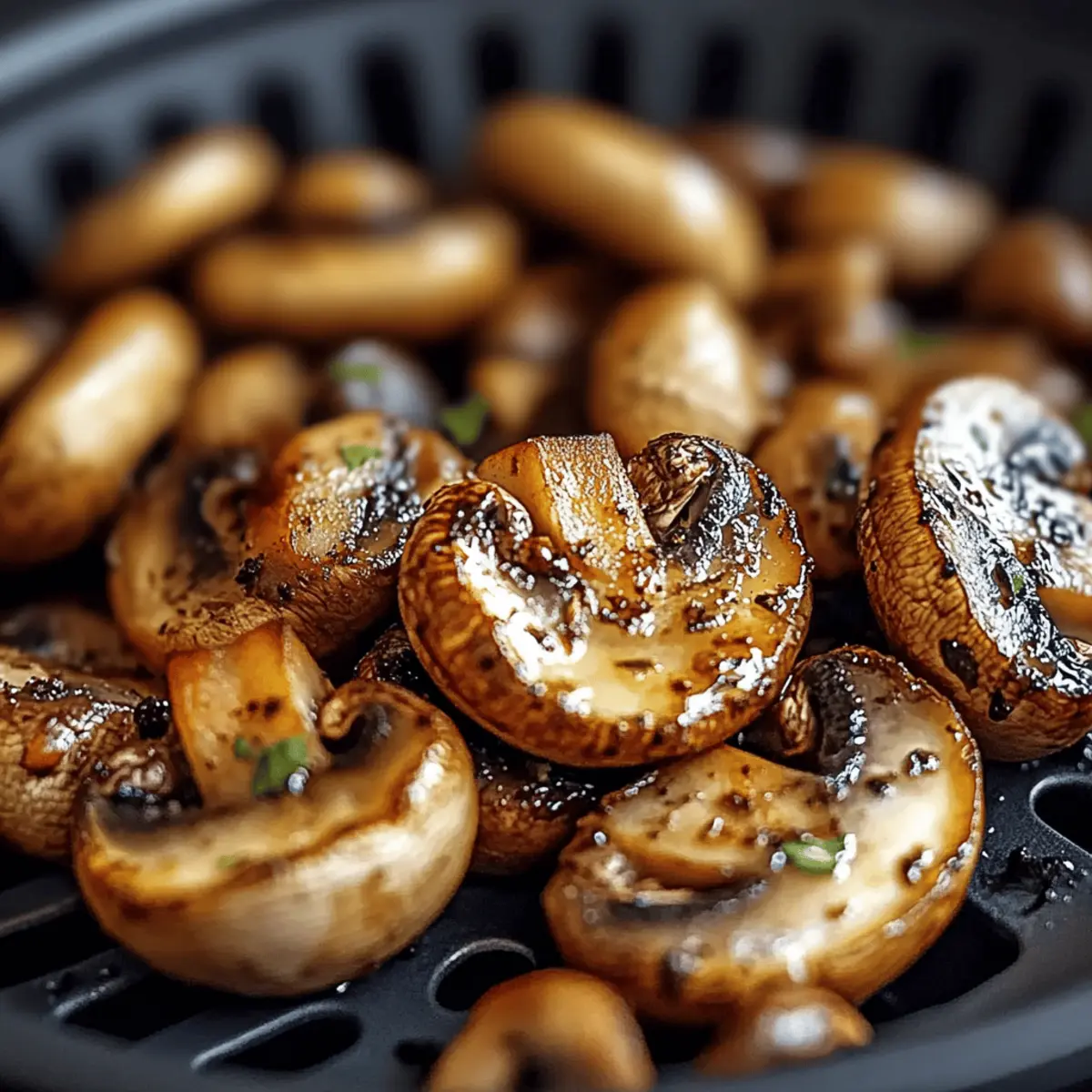 Crispy Air Fryer Mushrooms