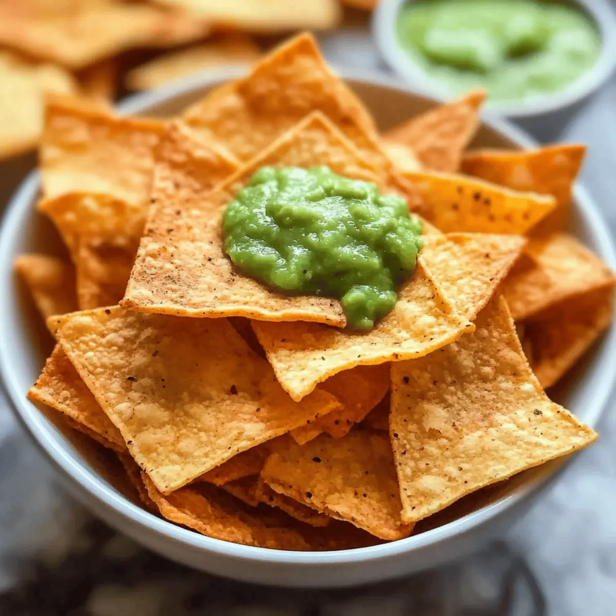 Crispy Keto Tortilla Chips