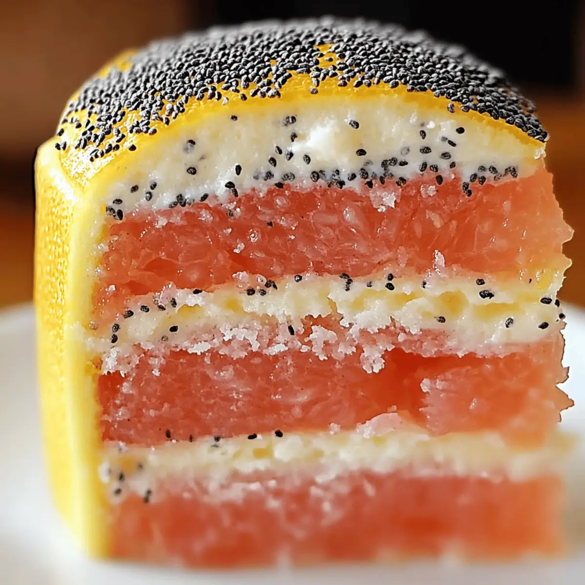Grapefruit Poppy Seed Cake