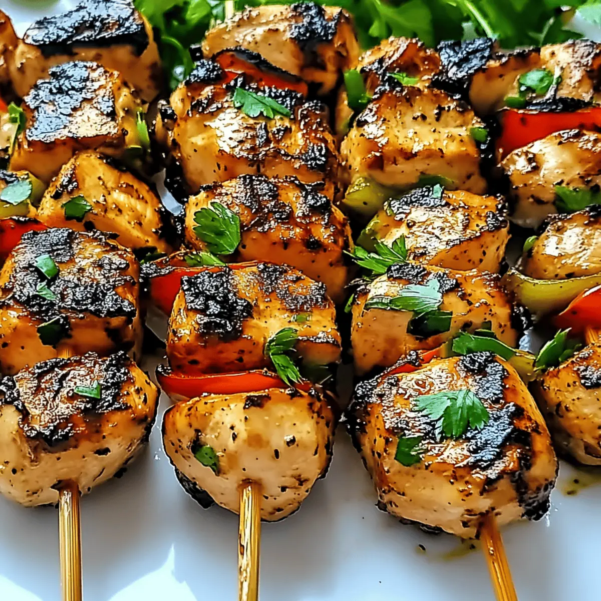Peruvian Grilled Chicken Skewers