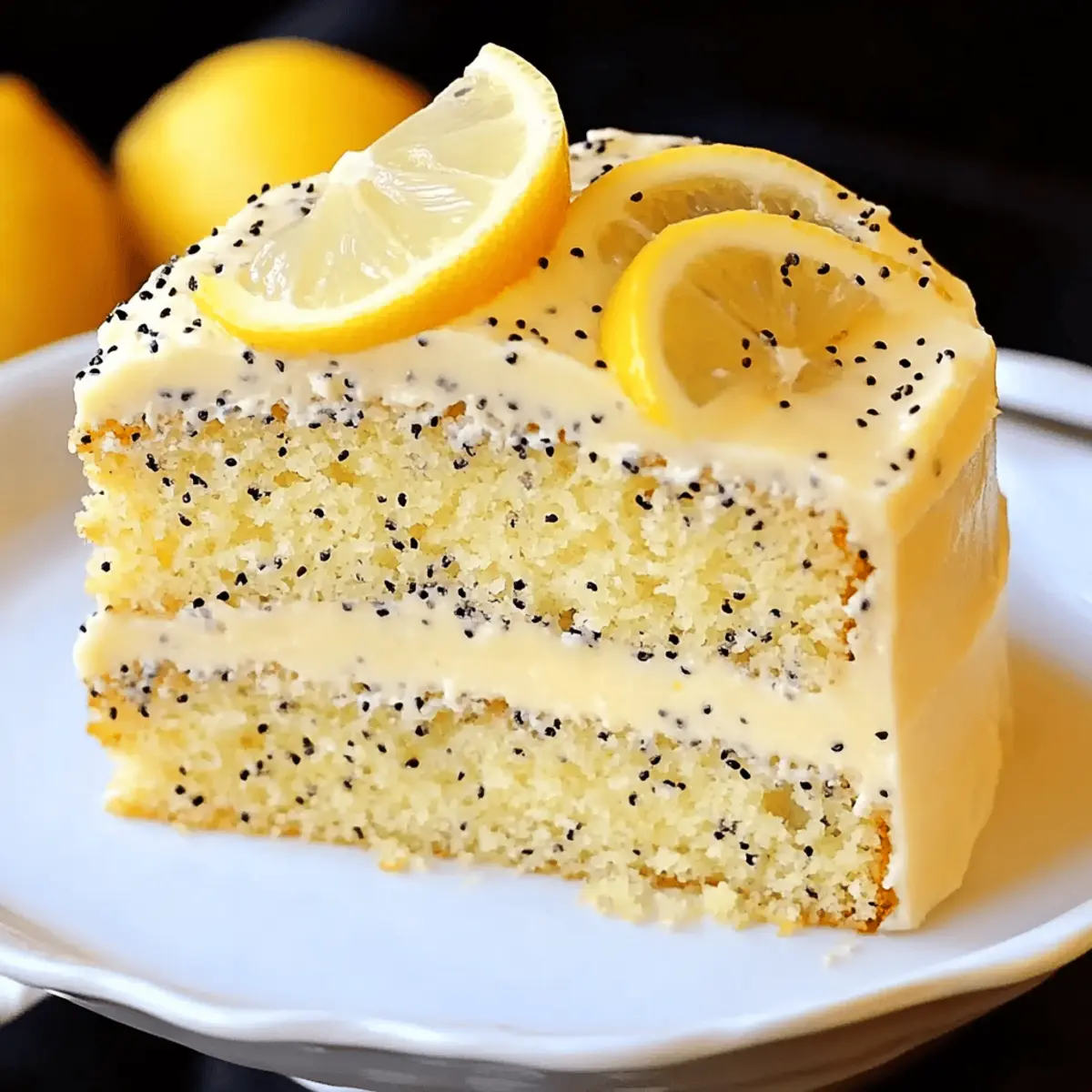 Lemon Poppy Seed Cake