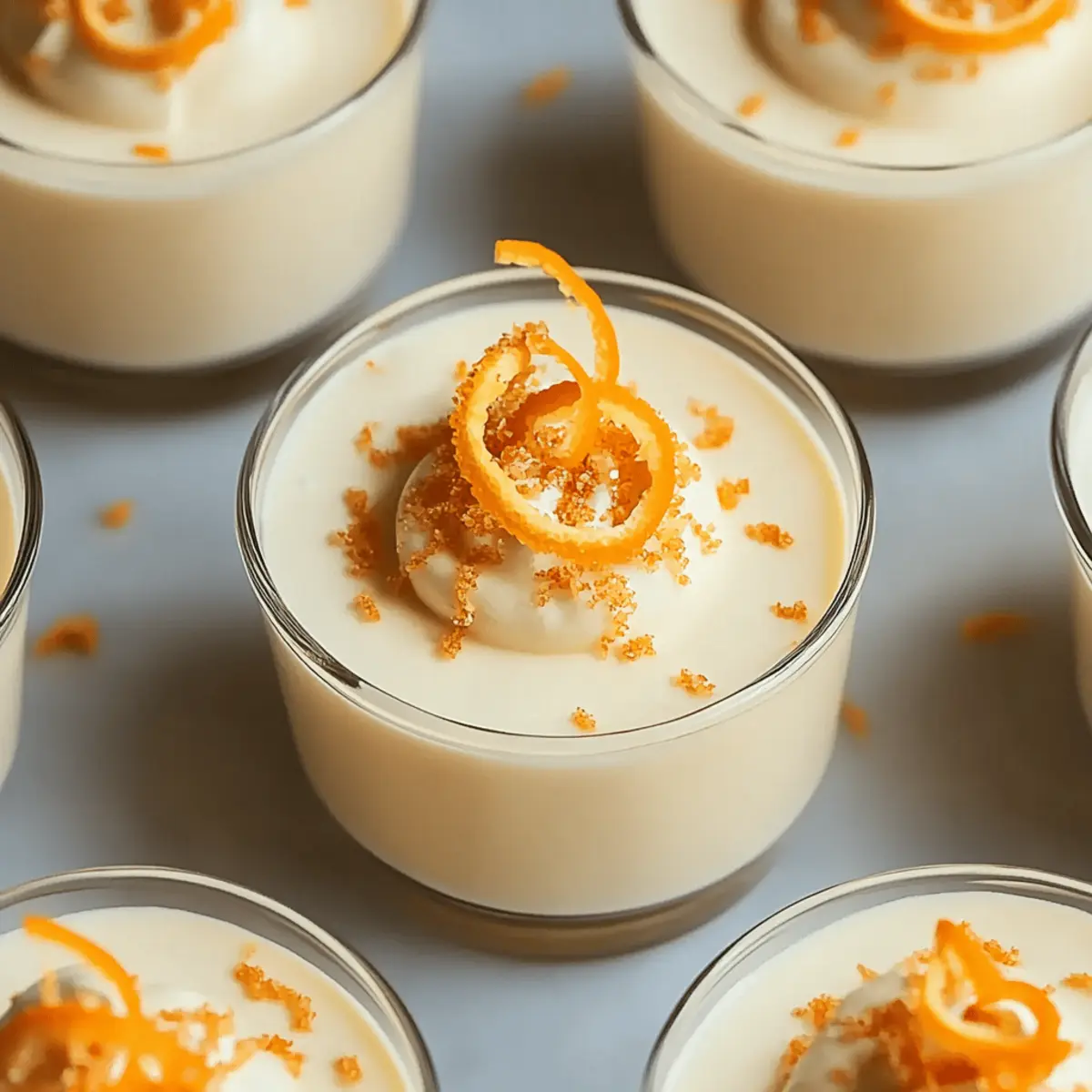 Creamy White Chocolate Orange Mousse