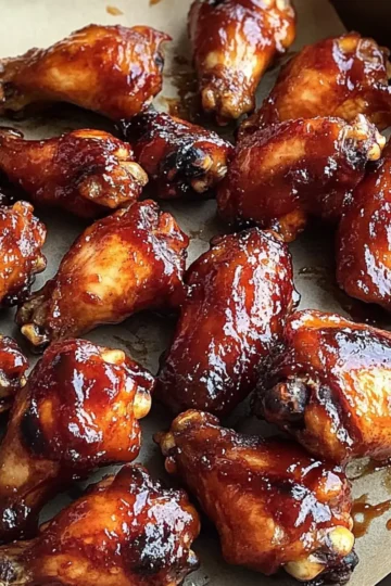 Bourbon BBQ Smoked Chicken Wings