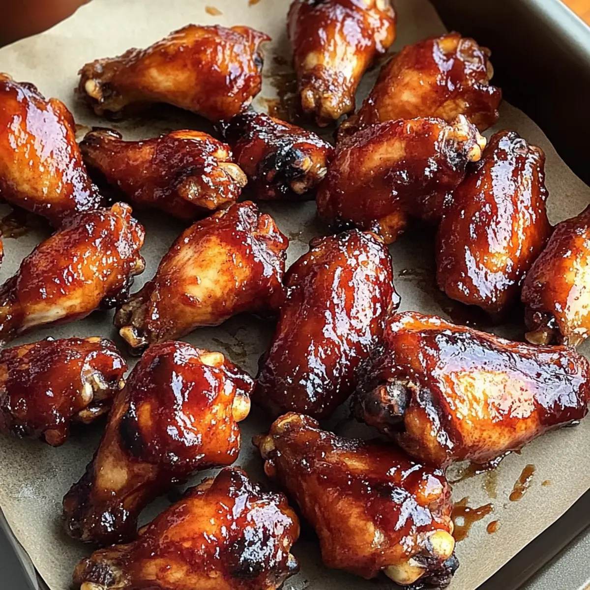 Bourbon BBQ Smoked Chicken Wings