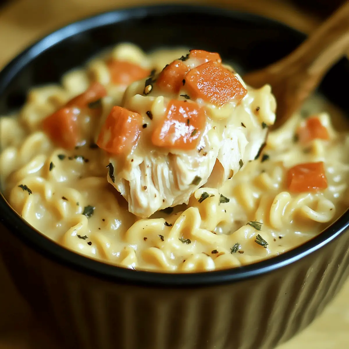 Crack Chicken and Noodles