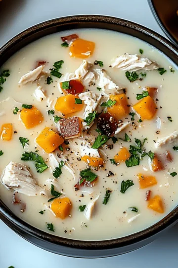 Creamy Crack Chicken Soup