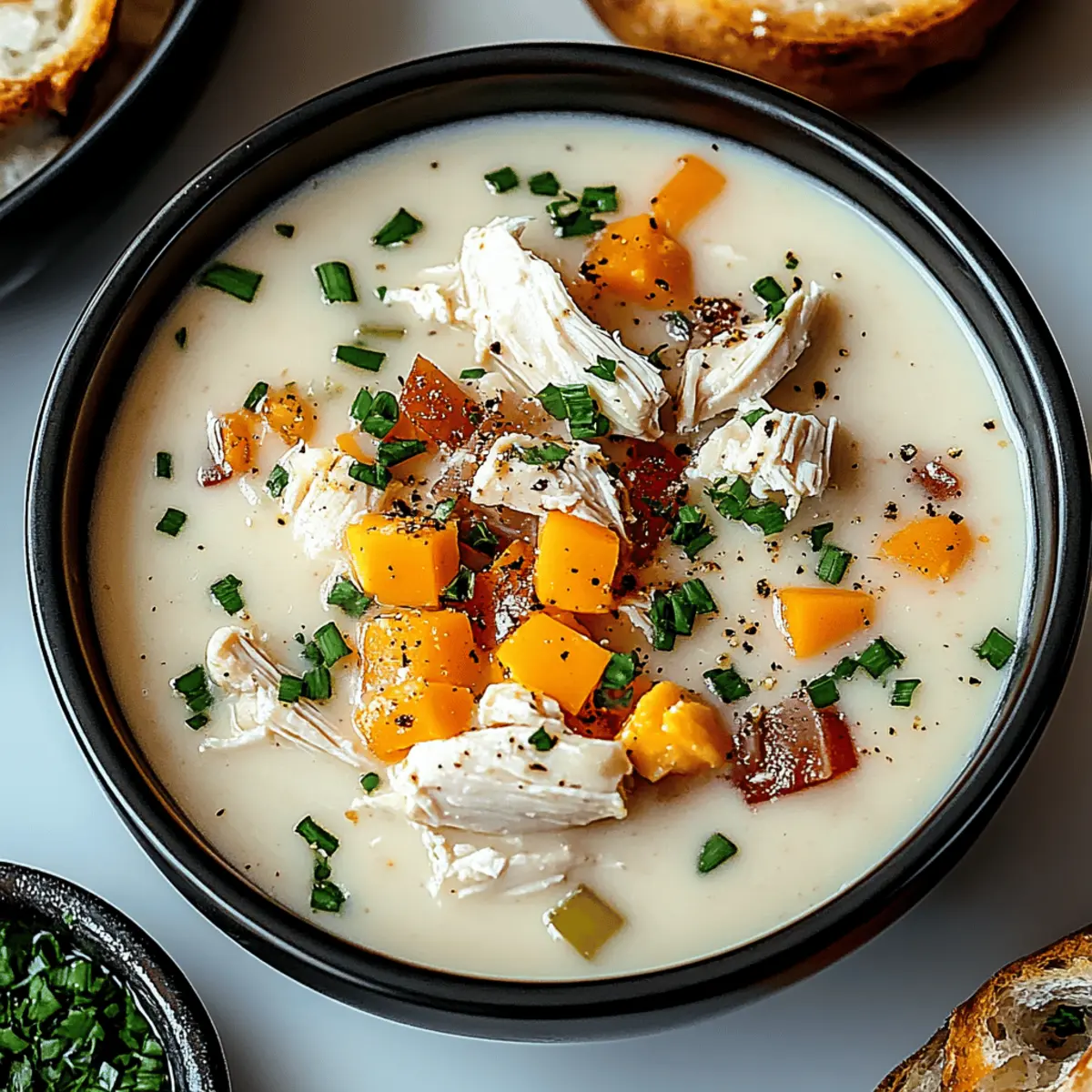 Creamy Crack Chicken Soup