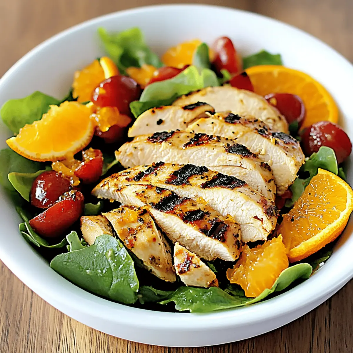 Grilled Honey-Orange Chicken Salad
