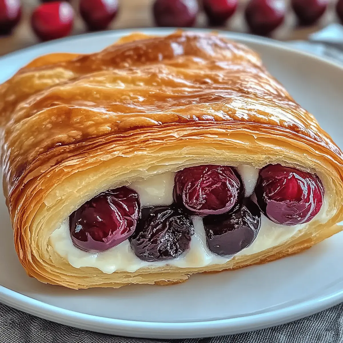Cherry Cheese Danish