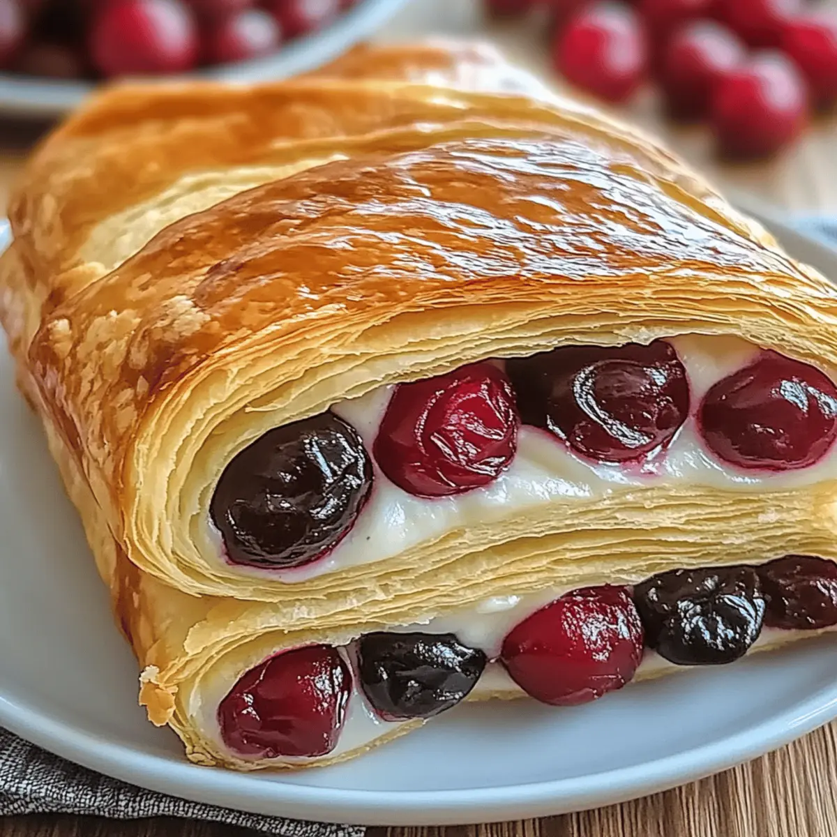 Cherry Cheese Danish