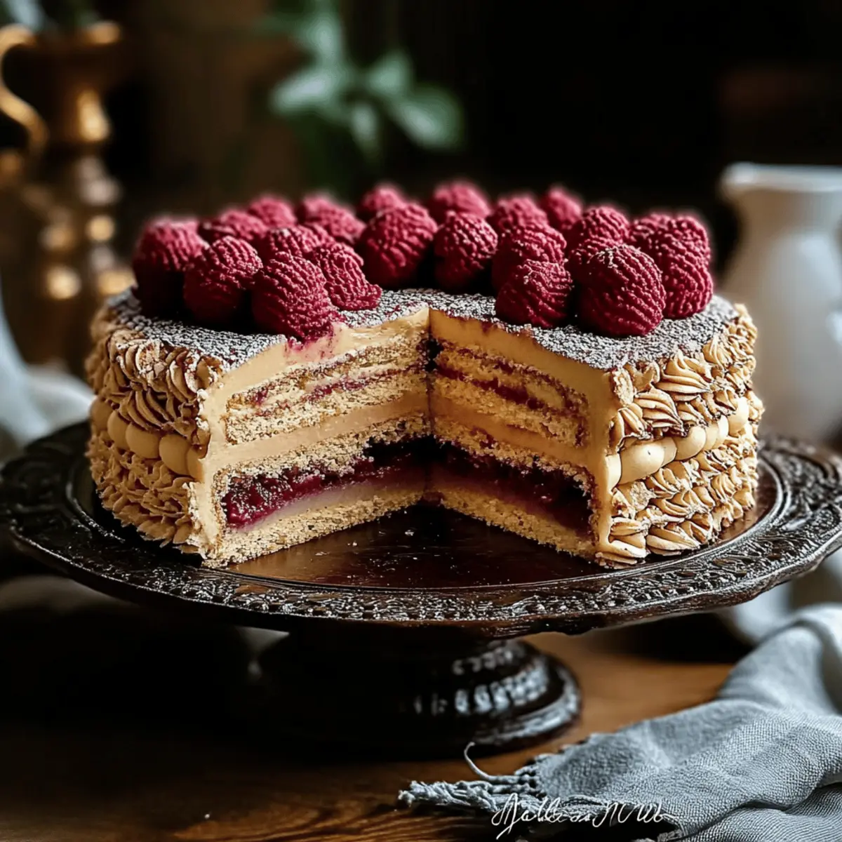 Milanese Macaroon Cake
