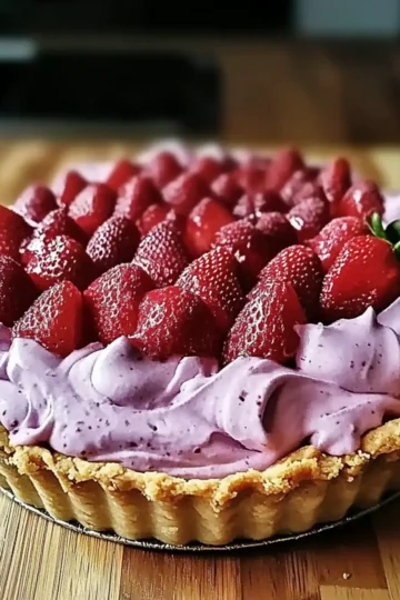 Strawberry Icebox Pie