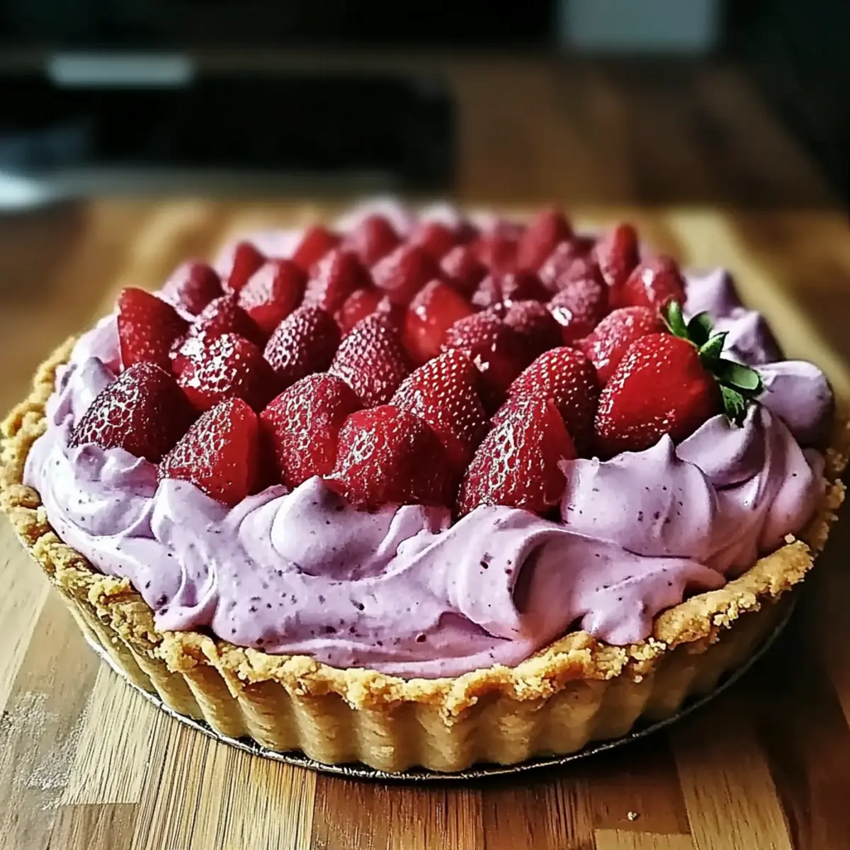 Strawberry Icebox Pie