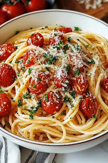 Roasted Cherry Tomato Pasta