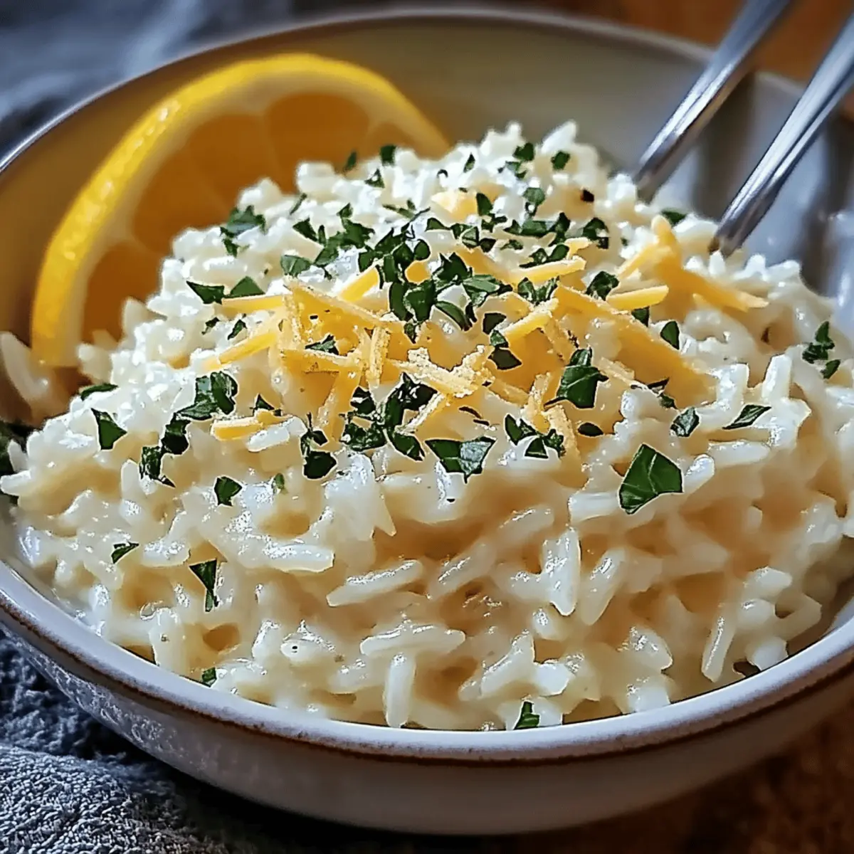 Creamy Parmesan Rice