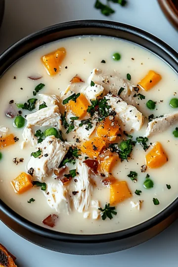 Creamy Crack Chicken Soup