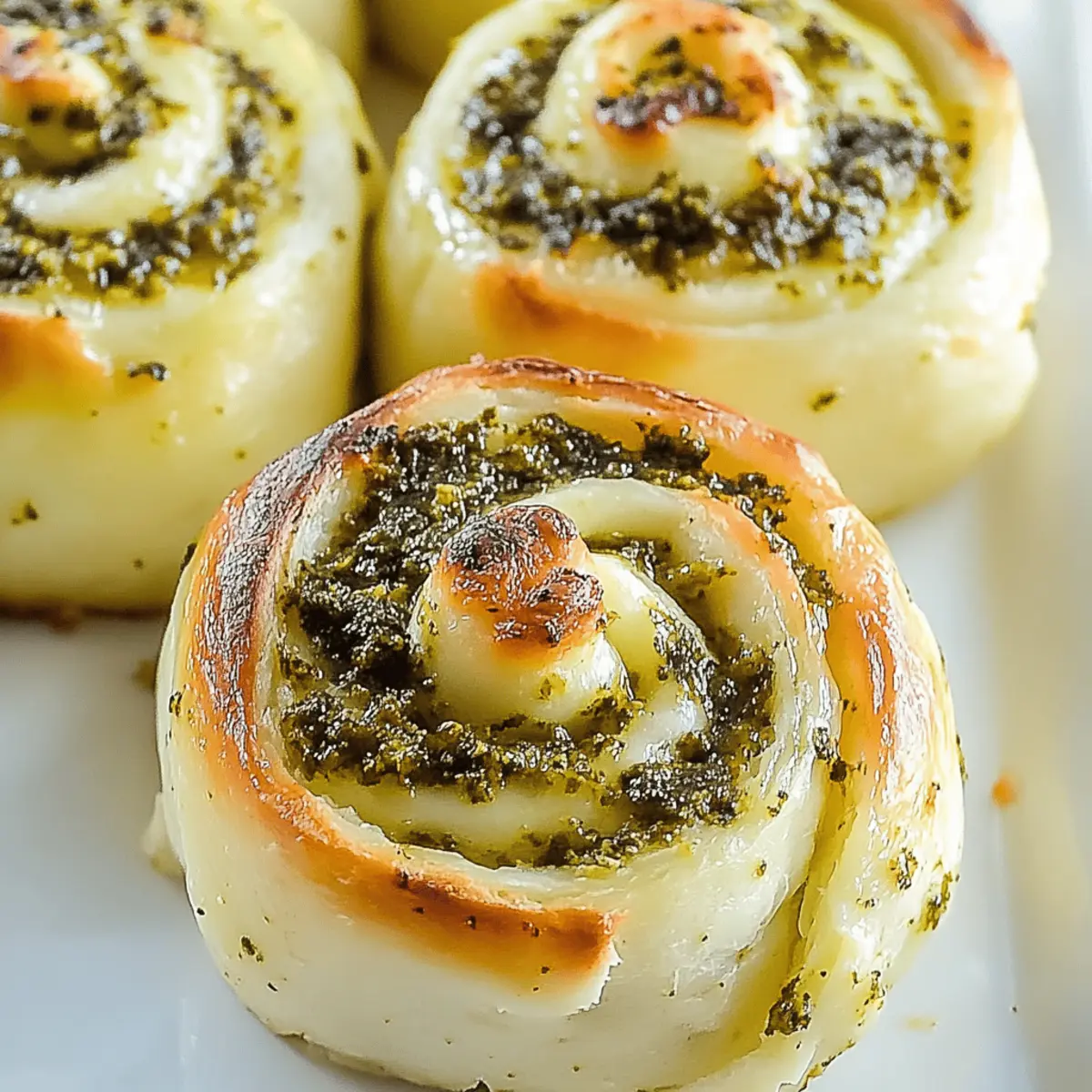 Pesto Mozzarella Rolls