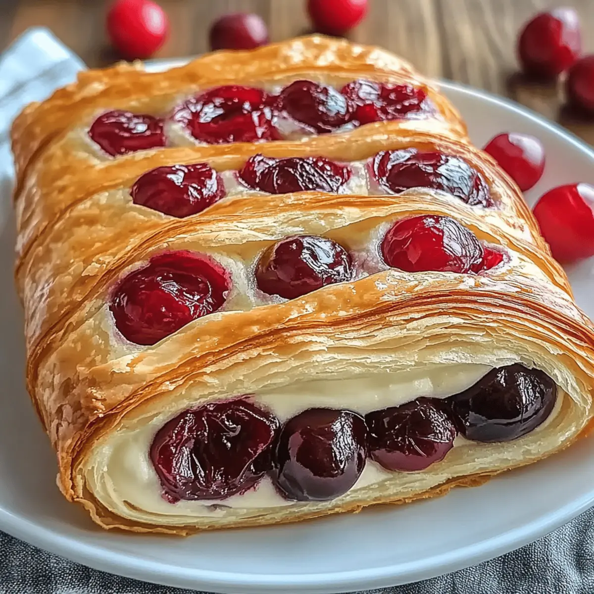 Cherry Cheese Danish