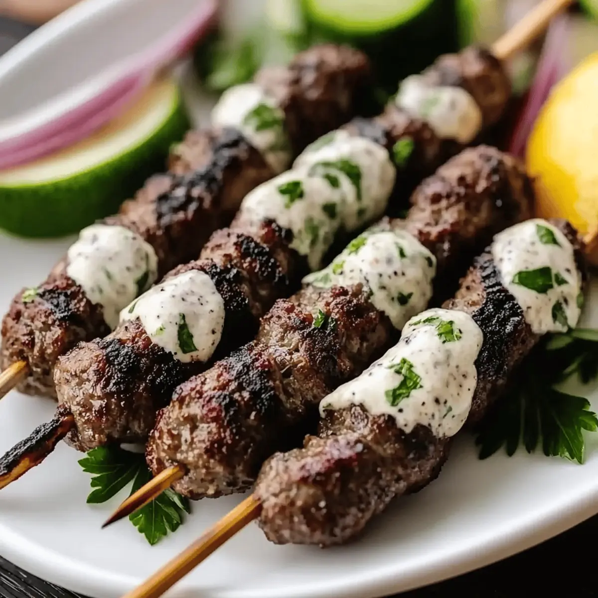 Kefta Beef Kabobs