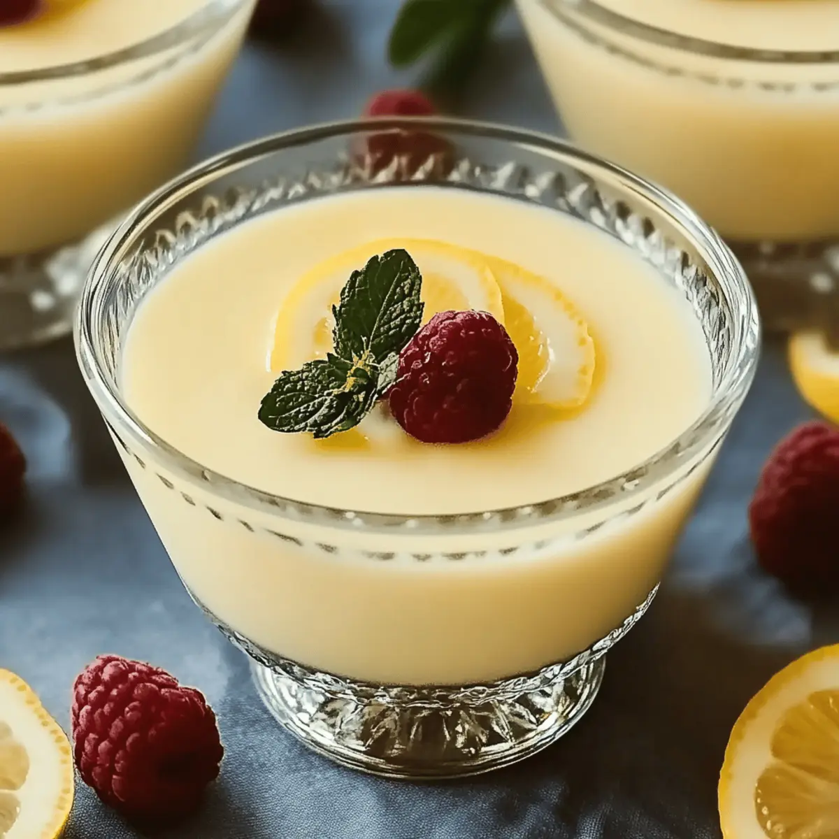 Creamy English Lemon Posset