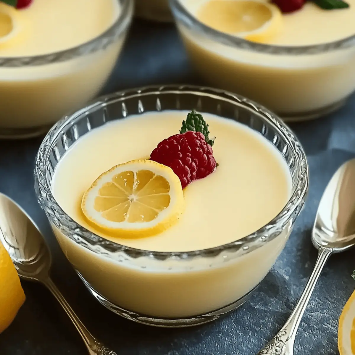 Creamy English Lemon Posset
