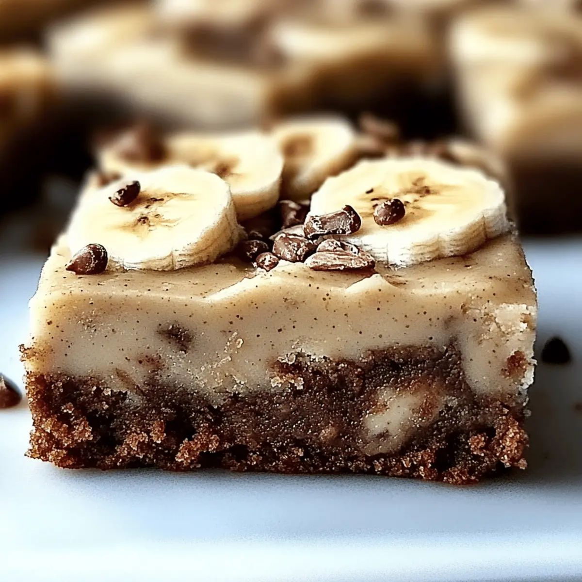 Moist Banana Bread Brownies