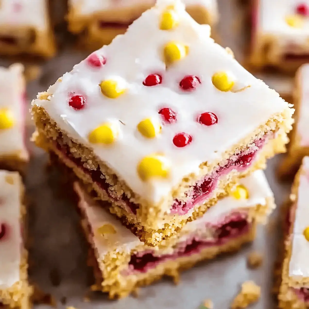 Pop Tart Cookie Bars