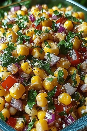 Grilled Corn Salad