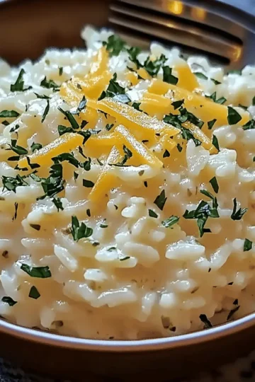 Creamy Parmesan Rice