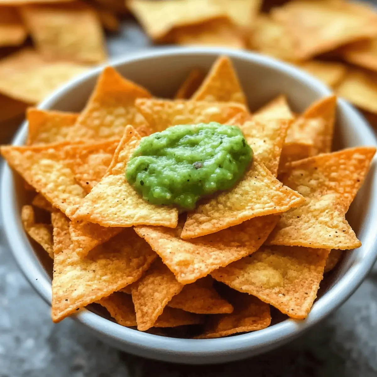 Crispy Keto Tortilla Chips