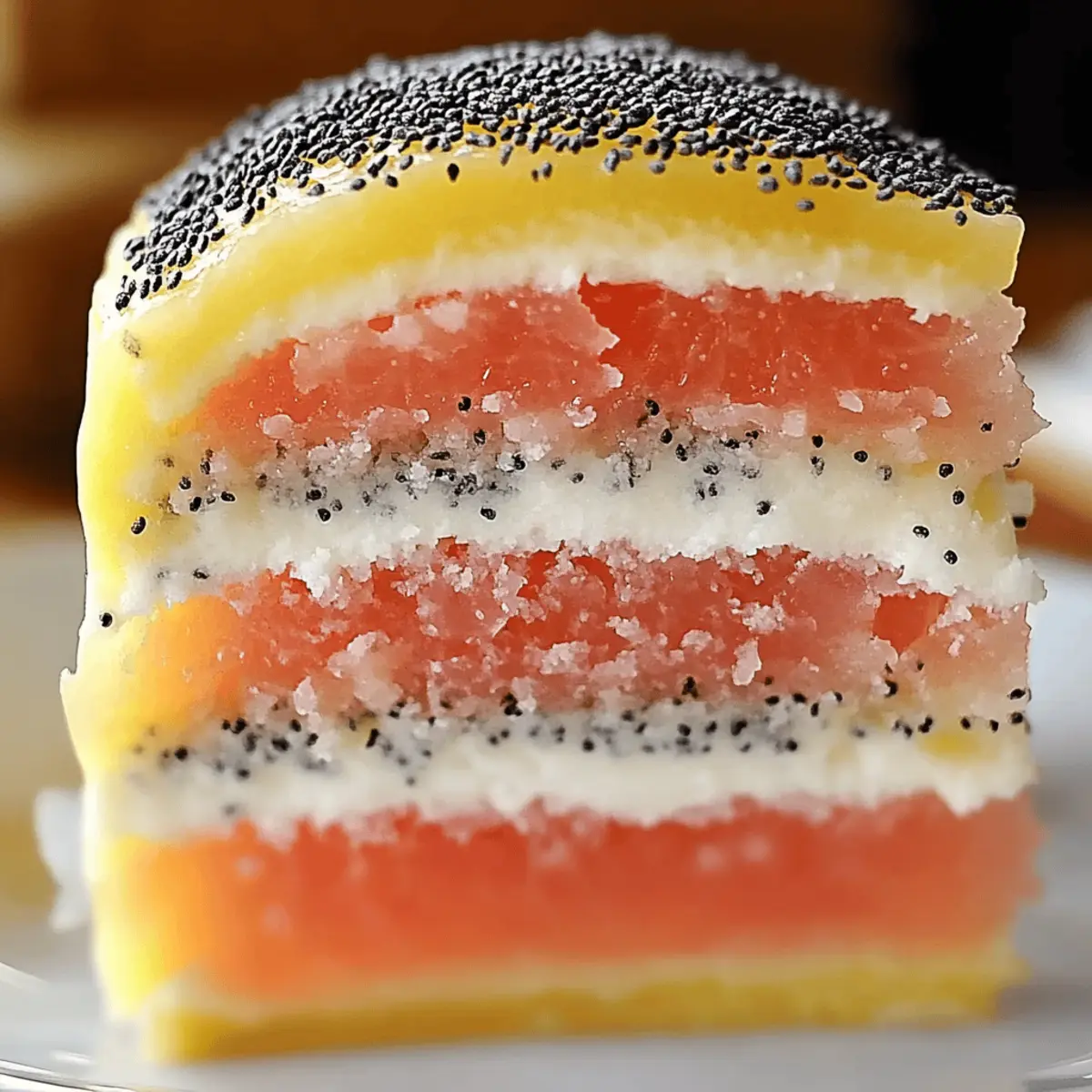 Grapefruit Poppy Seed Cake