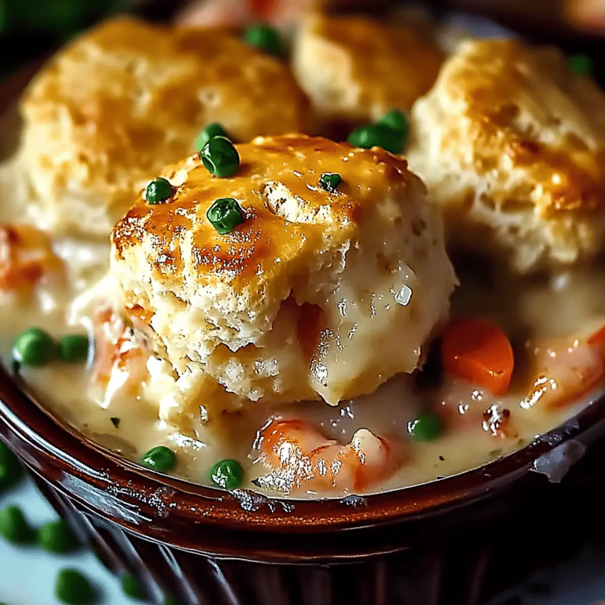 Cheddar Bay Biscuit Seafood Pot Pie