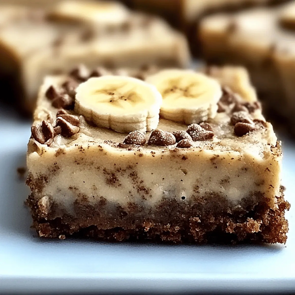 Moist Banana Bread Brownies