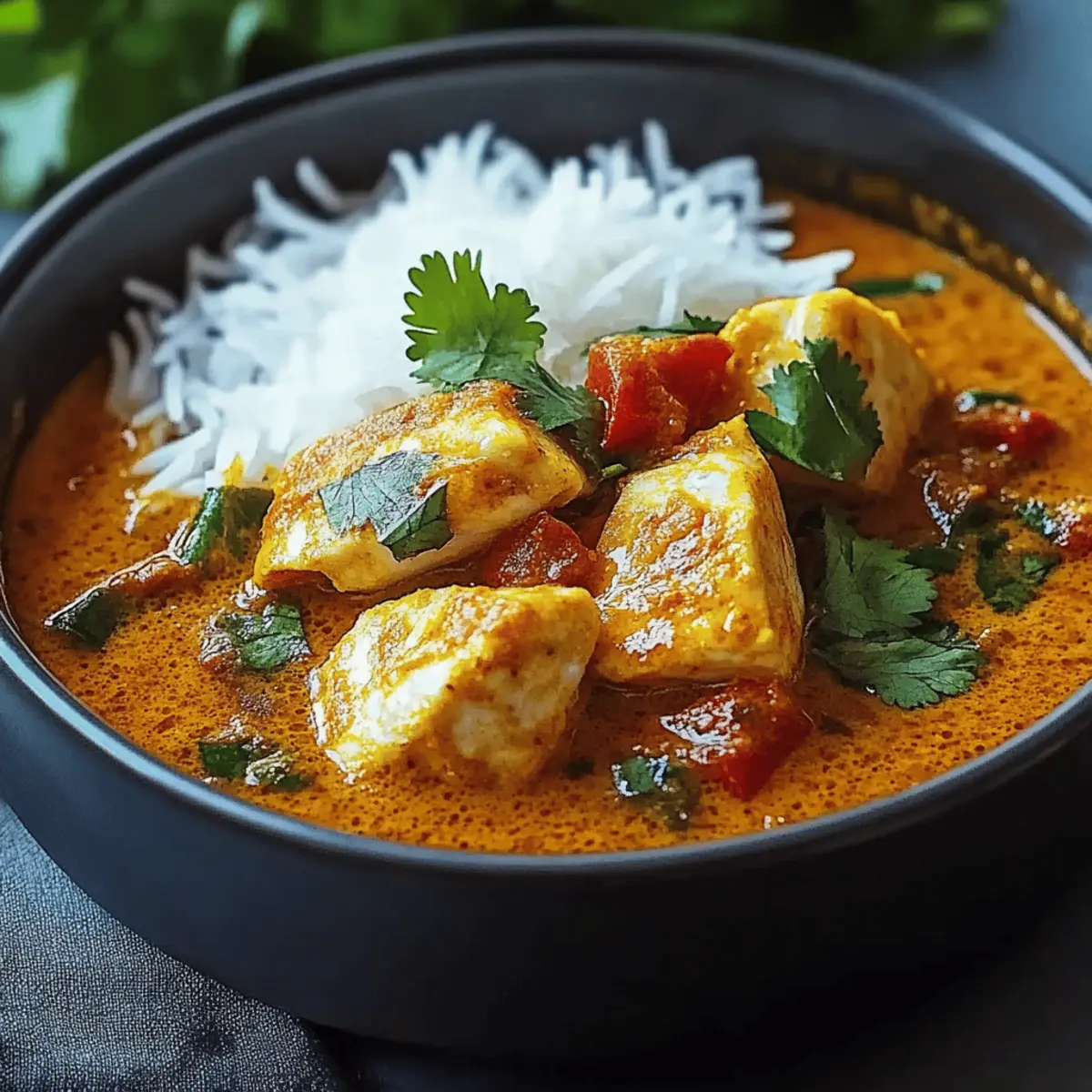 Spicy Coconut Fish Curry