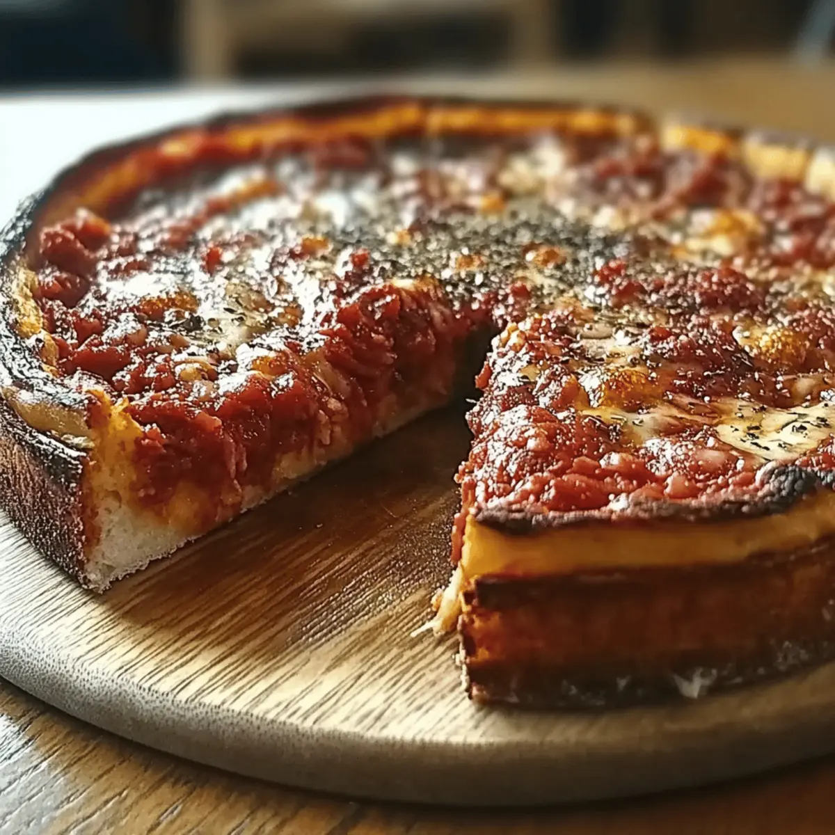 Chicago-Style Deep Dish Pizza