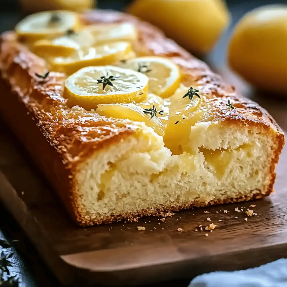 Lemon Cream Cheese Bread