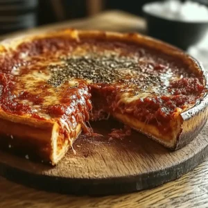 Chicago-Style Deep Dish Pizza