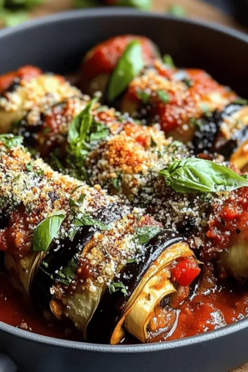 Baked Eggplant Involtini: Creamy, Healthy Italian Delight